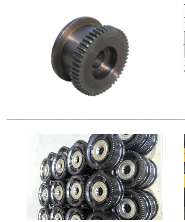  High performance forged  trolley rail Crane Wheels